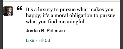Peterson Quote